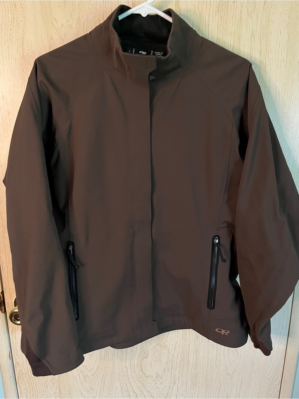 Outdoor Research Solitude Softshell Jacket Brown Women’s Sz Large $180